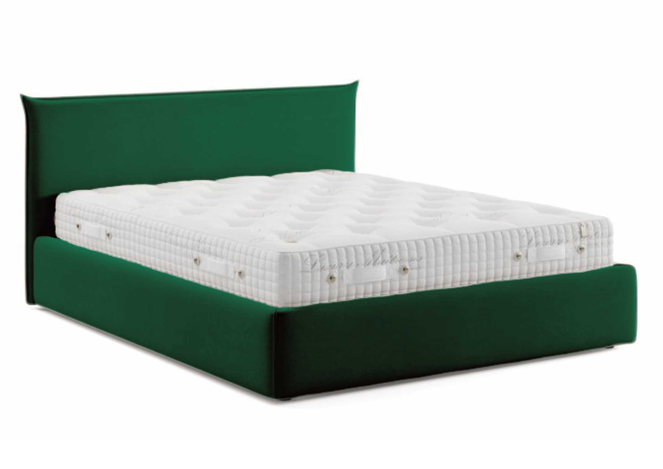 Zielone łóżko 160x200cm